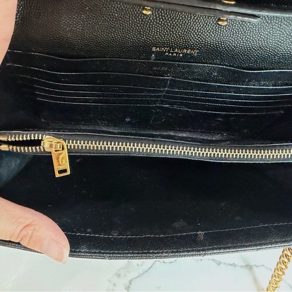 Yves Saint Laurent Cassandre envelope flap crossbody bag - Picture 9 of 15